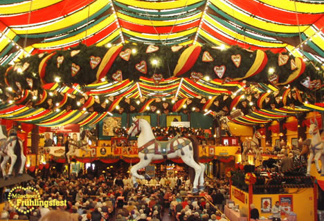 Reservierung Tische im Festzelt - Frühlingsfest München